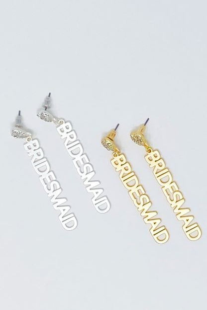 Be My Bridesmaid Earrings